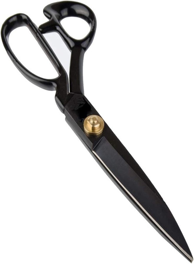 PUTHAK Sewing Fabric Scissors Black Professional Scissor Heavy Duty Industrial Strength High Carbon Steel Shears for Fabric Leather Paper Craft Home Tailors Dressmakers (12 inch) - Image 1